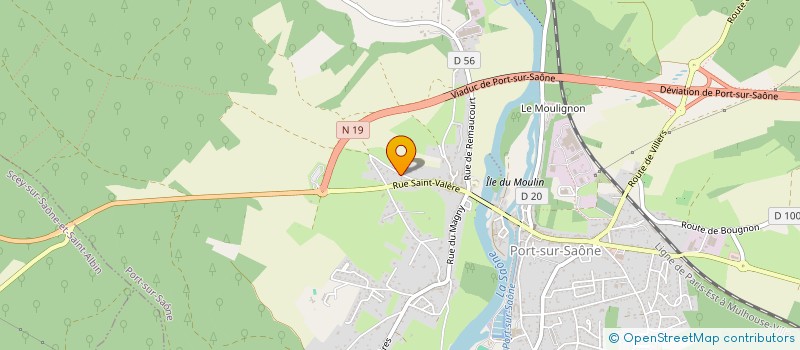 localisation de l'entreprise JUDO CLUB PORTUSIEN  PORT-SUR-SAONE