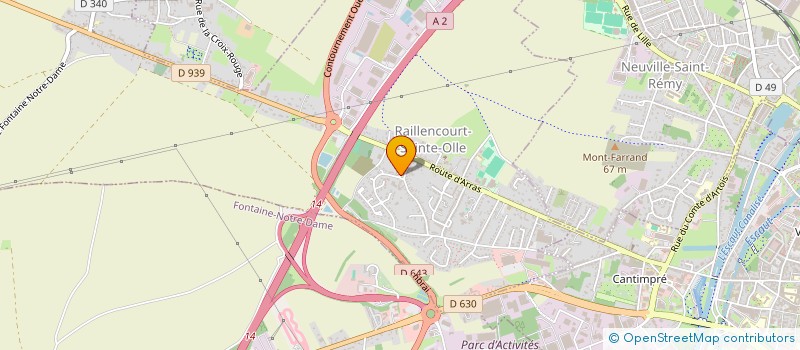 localisation de l'entreprise JUDO CLUB RAILLENCOURT SAINTE OLLE  RAILLENCOURT-SAINTE-OLLE