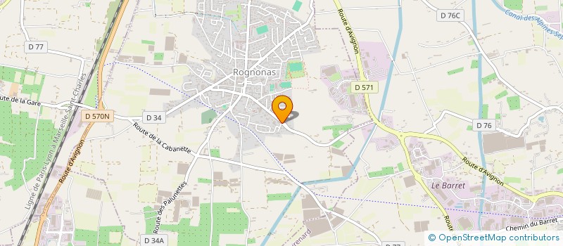 localisation de l'entreprise JUDO CLUB ROGNONAIS  ROGNONAS