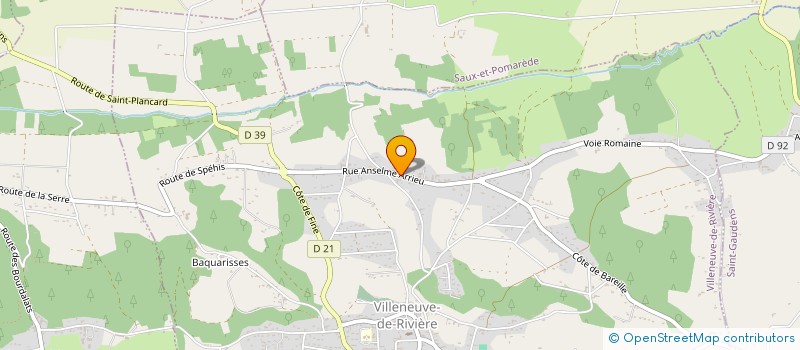 localisation de l'entreprise JUDO CLUB SAINT GAUDINOIS  SAINT-GAUDENS