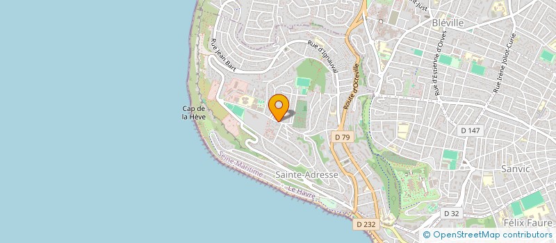 localisation de l'entreprise JUDO CLUB SAINTE ADRESSE  SAINTE-ADRESSE