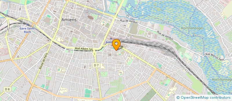 localisation de l'entreprise JUDO CLUB SAINTE FAMILLE  AMIENS