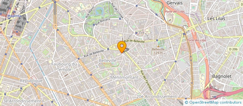 localisation de l'entreprise JUDO CLUB SAINTE LOUISE XXE  PARIS