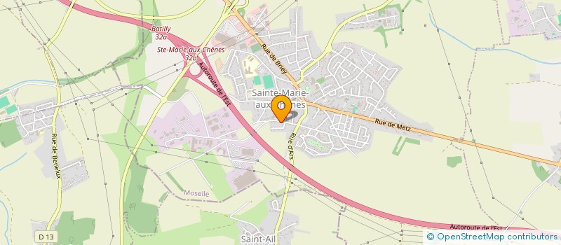 localisation de l'entreprise JUDO CLUB SAINTE MARIE  SAINTE-MARIE-AUX-CHENES