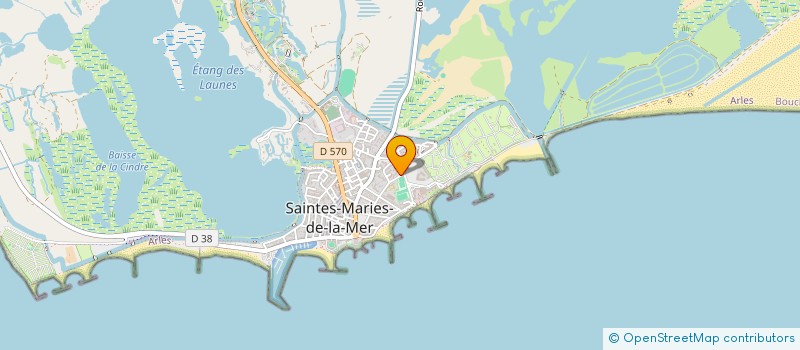 localisation de l'entreprise JUDO CLUB SAINTOIS à SAINTES-MARIES-DE-LA-MER