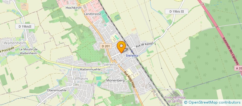 localisation de l'entreprise JUDO CLUB SIERENTZ  SCHLIERBACH