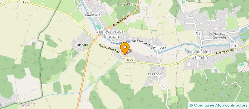 localisation de l'entreprise JUDO-CLUB ST CYR SOUS DOURDAN  SAINT-CYR-SOUS-DOURDAN