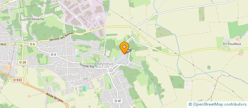 localisation de l'entreprise JUDO CLUB TALENCONNAIS  REYRIEUX