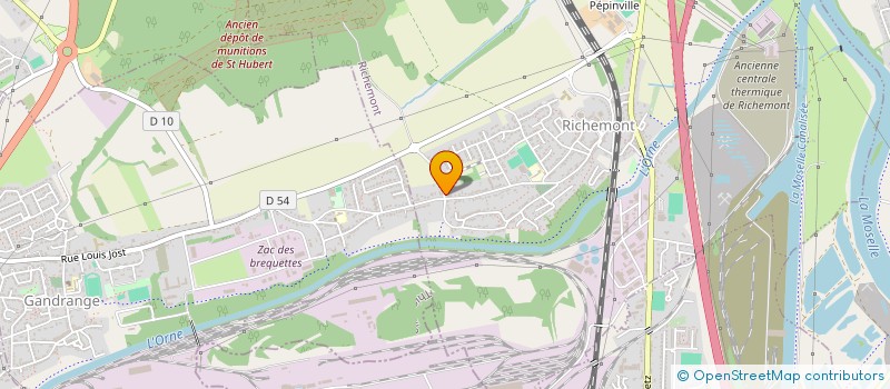 localisation de l'entreprise JUDO CLUB TERVILLOIS  RICHEMONT