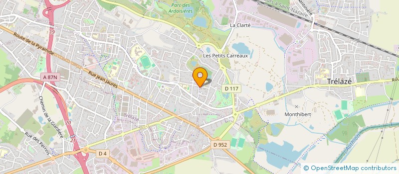 localisation de l'entreprise JUDO CLUB TRELAZEEN  TRELAZE