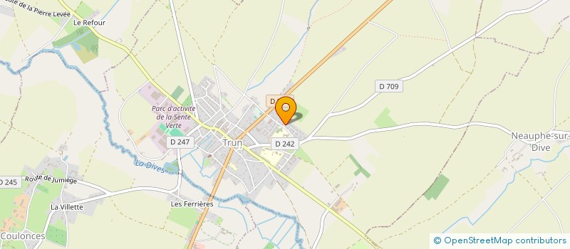 localisation de l'entreprise JUDO CLUB TRUNOIS à TRUN