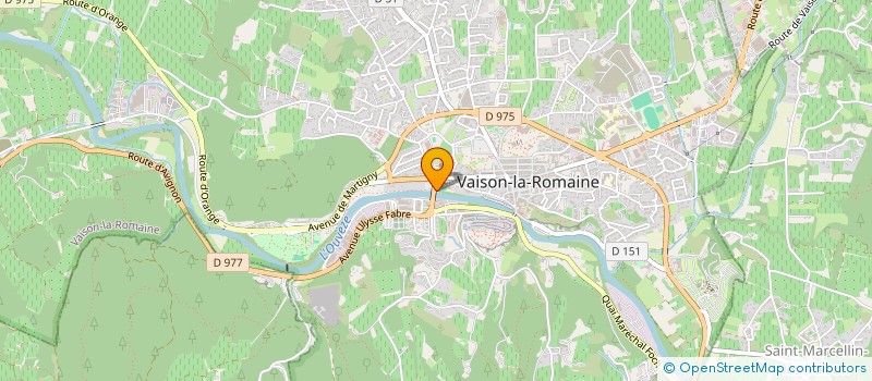 localisation de l'entreprise JUDO CLUB VAISON LA ROMAINE  VAISON-LA-ROMAINE