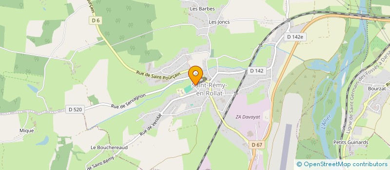 localisation de l'entreprise JUDO CLUB VENDAT  VENDAT