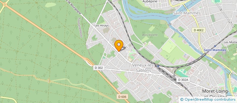 localisation de l'entreprise JUDO CLUB VENEUX LES SABLONS à MORET-LOING-ET-ORVANNE