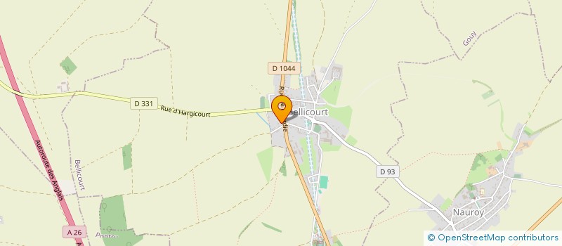 localisation de l'entreprise JUDO-CLUB VILLERET HARGICOURT  VILLERET