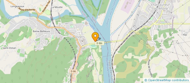 localisation de l'entreprise JUDO CLUB VIVARAIS à VIVIERS