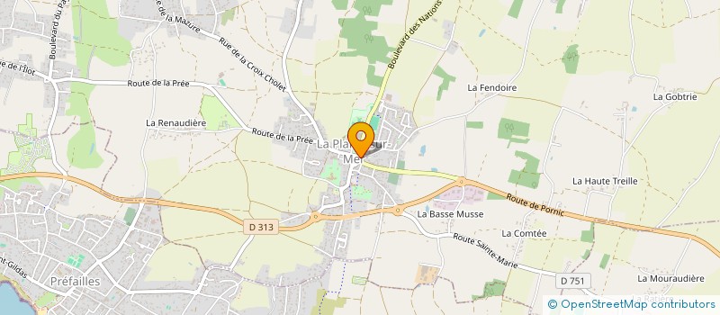 localisation de l'entreprise JUDO COTE DE JADE à LA PLAINE-SUR-MER