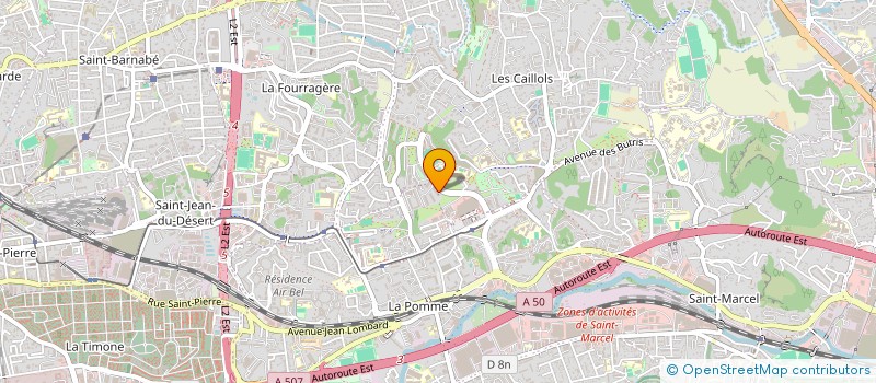 localisation de l'entreprise JUDO ECOLE MARSEILLE  MARSEILLE