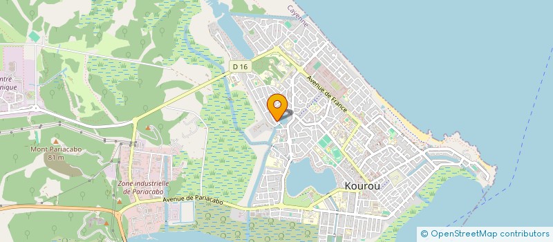 localisation de l'entreprise JUDO JIUJITSU CLUB à KOUROU