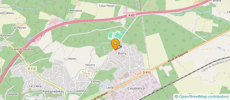 localisation de l'entreprise JUDO JUJITSU CLUB MAREMNE à SAINT-VINCENT-DE-TYROSSE