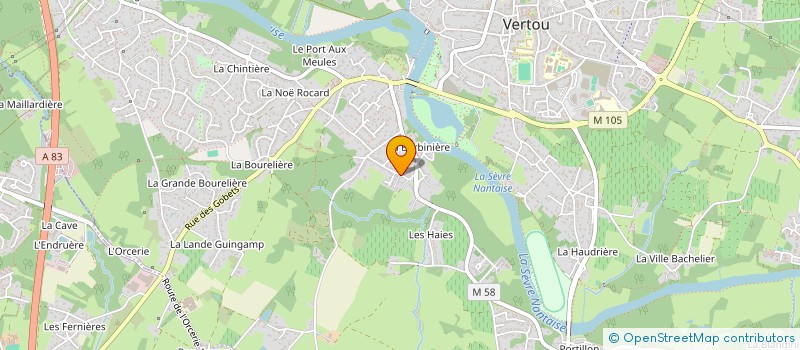 localisation de l'entreprise JUDO JUJITSU CLUB VERTOU  VERTOU