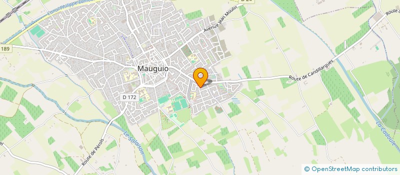 localisation de l'entreprise JUDO KWAI DE MAUGUIO  MAUGUIO