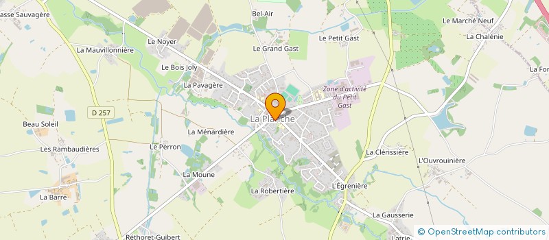 localisation de l'entreprise JUDO LA PLANCHE  LA PLANCHE