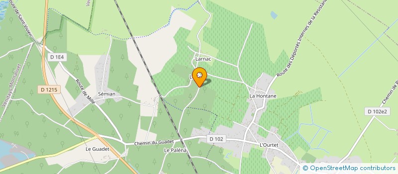 localisation de l'entreprise JUDO POINTE MEDOC - JPM  QUEYRAC