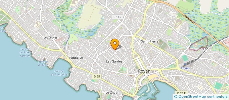 localisation de l'entreprise JUDO ROYAN OCEAN CLUB  ROYAN