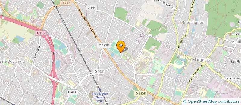localisation de l'entreprise JUDO SAINT PRIX à SAINT-PRIX
