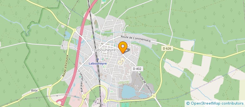 localisation de l'entreprise JUDO SPORT LABOUHEYRE  LABOUHEYRE