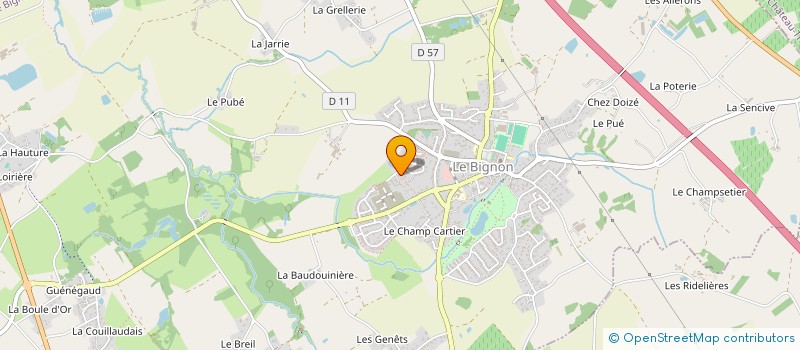 localisation de l'entreprise JUDOCHA  LE BIGNON