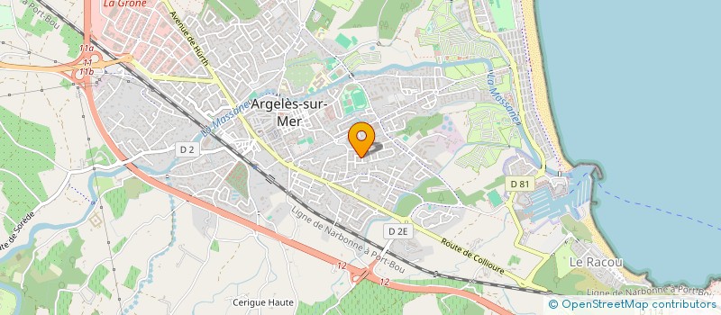 localisation de l'entreprise JUDOOLE  ARGELES-SUR-MER