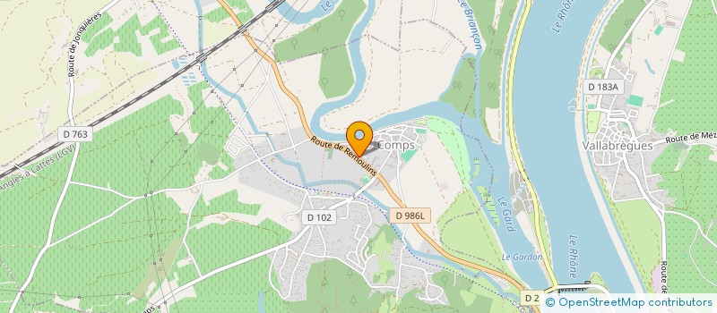 localisation de l'entreprise JUDOVIC  COMPS