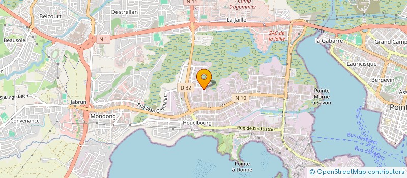 localisation de l'entreprise JUDY 16  BAIE-MAHAULT