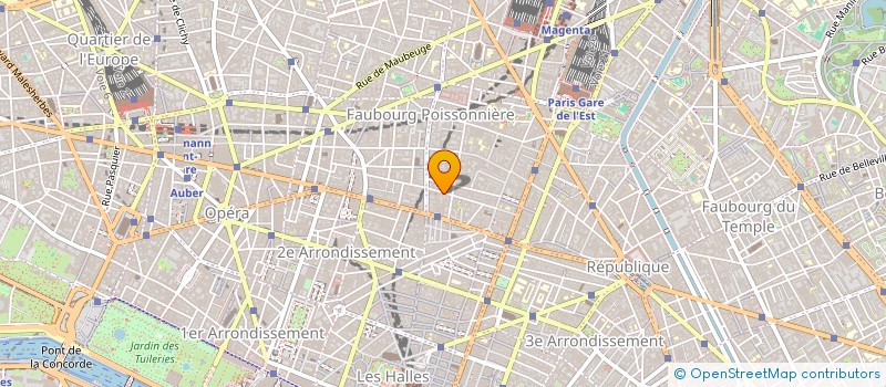 localisation de l'entreprise JUDY LAND à PARIS