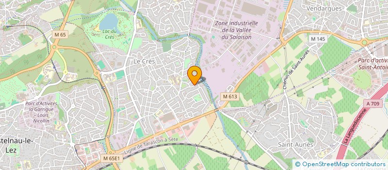 localisation de l'entreprise JUEL  LE CRES