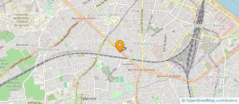 localisation de l'entreprise JUEL  TALENCE