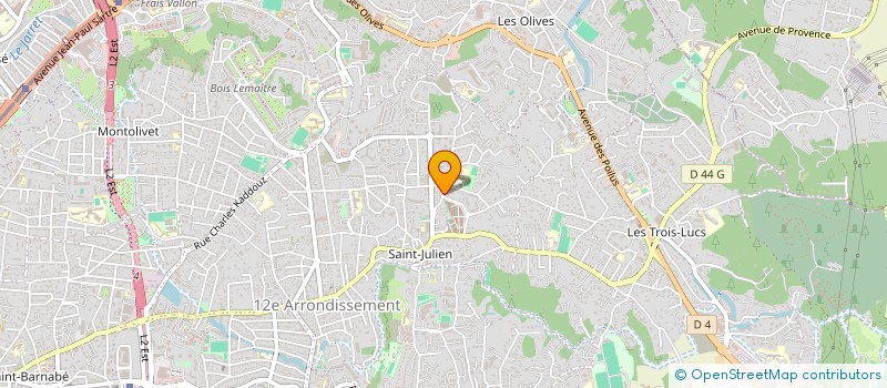 localisation de l'entreprise JUELA  MARSEILLE