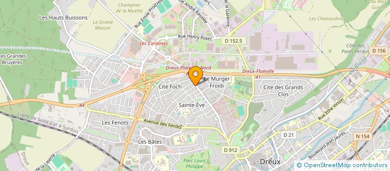 localisation de l'entreprise JUELLA à DREUX