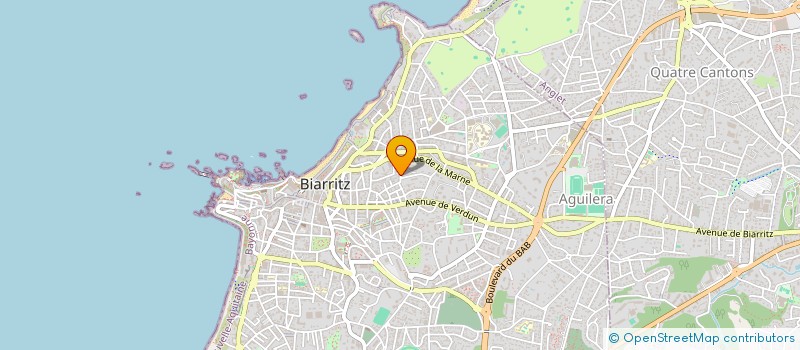 localisation de l'entreprise JUERY PATRIMOINE à BIARRITZ