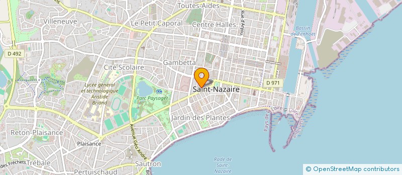 localisation de l'entreprise JUETSIOL PORNIC  SAINT-NAZAIRE