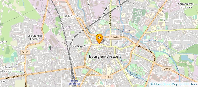 localisation de l'entreprise JUFACA à BOURG-EN-BRESSE