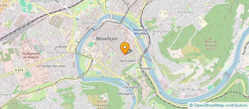 localisation de l'entreprise JUFICALA  BESANCON