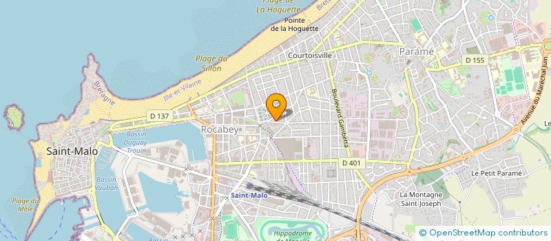 localisation de l'entreprise JUFICAR  SAINT-MALO