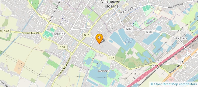 localisation de l'entreprise JUFIL  FROUZINS