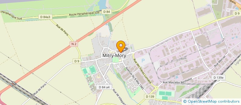 localisation de l'entreprise JUFLAU à MITRY-MORY