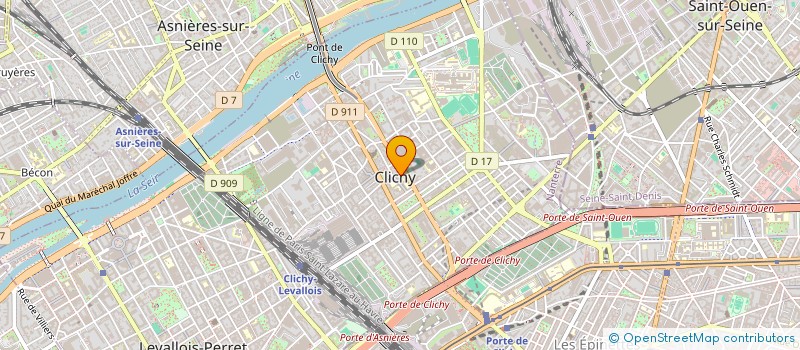 localisation de l'entreprise JUFLO à CLICHY