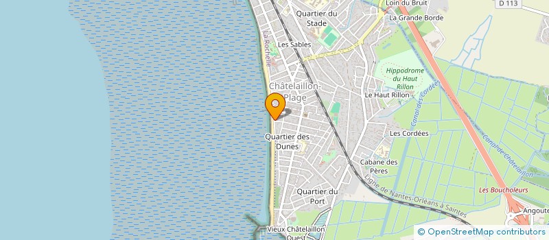 localisation de l'entreprise JUFLORILAND à CHATELAILLON-PLAGE