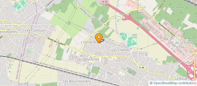 localisation de l'entreprise JUFONS  HERBLAY-SUR-SEINE